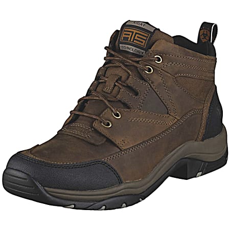 Men's Distressed Brown Terrain Hiking Boots
