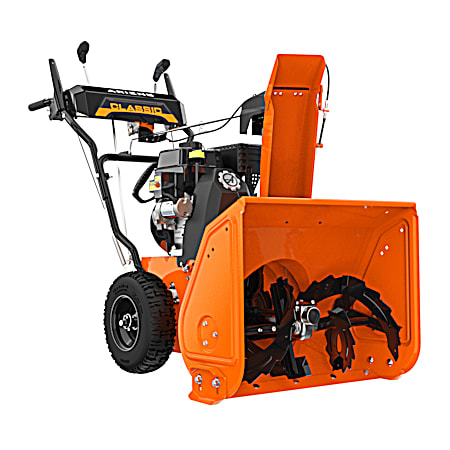 Deluxe 24 in. 208cc Two Stage Gas Engine Self-Propeled Snow Blower with Electric Start