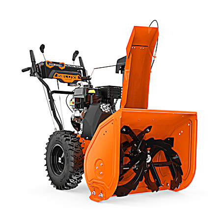 Deluxe 24 in. 254 cc Two Stage Gas Engine Self-Propelled Snow Blower with Electric Start