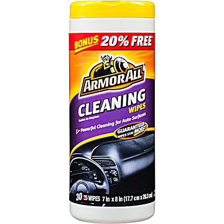 ArmorAll Bonus 20% Free Auto Cleaning Wipes