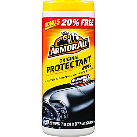 ArmorAll Original Protectant Wipes - 30 Ct
