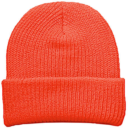 Adult Blaze Orange Original Watch Knit Hat