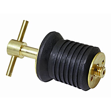 Brass Plated T-Handle Drain Plug