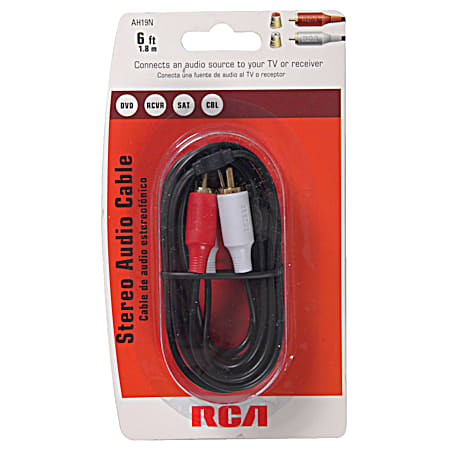 RCA 6 Ft. Stereo Audio Cable