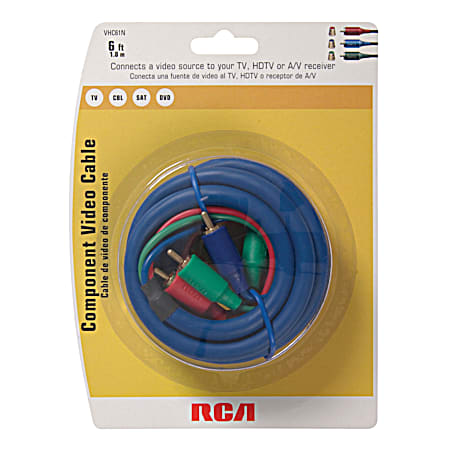 RCA 6 Ft. Component Video Cable - VHC61N