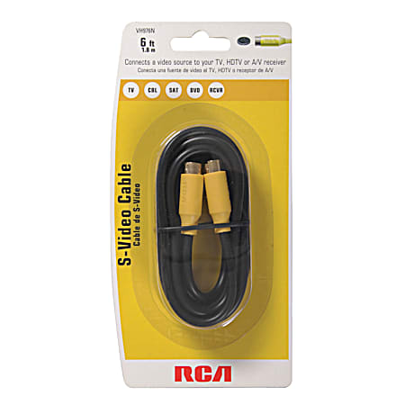RCA 6 Ft. S-Video Cable