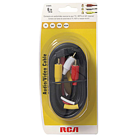 RCA 6 Ft. Audio/Video Cable