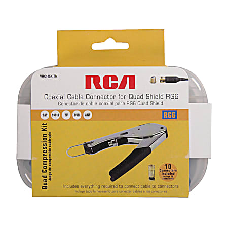 RCA RG6 Quad Compression Kit