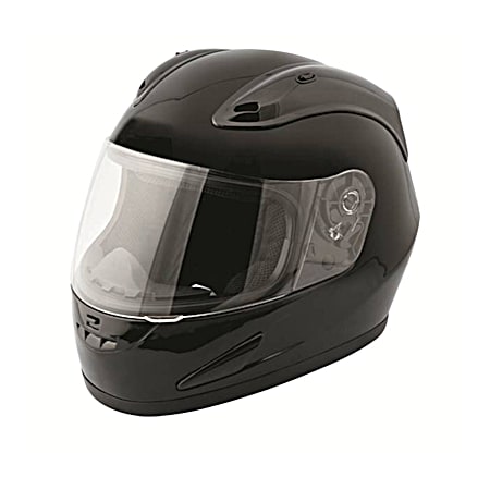 Adult Black Octane Full Face Helmet