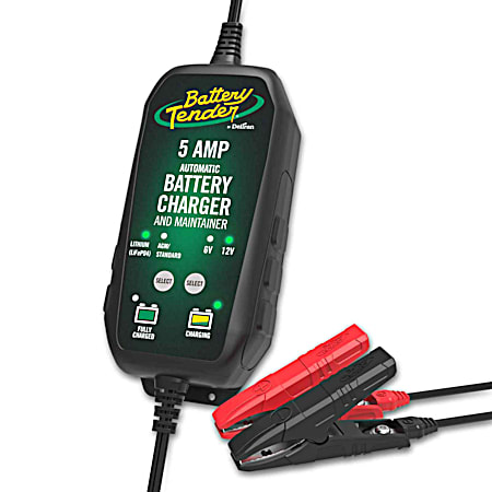Battery Tender Power Tender Plus 5 amp High-Efficiency Battery Charger