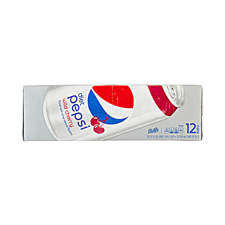 Diet Pepsi Wild Cherry 12 oz Soda - 12 Pk