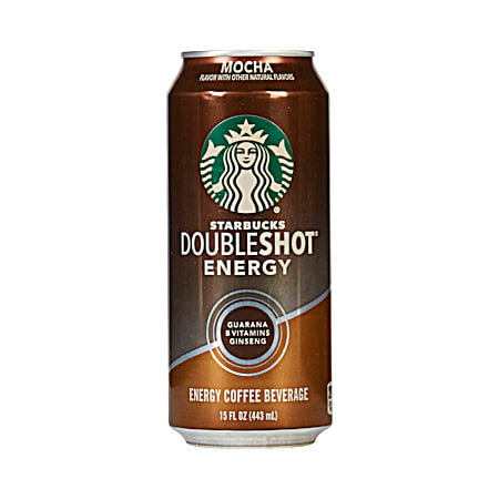 Starbucks Doubleshot Energy 15 oz Mocha Energy Coffee