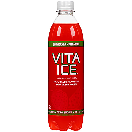 Vita Ice 17 oz Strawberry Watermelon Sparkling Water