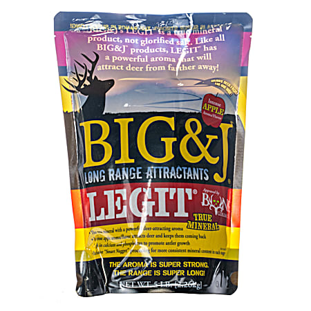 Big&J Legit 5 lb Long Range Granular Deer Attractant