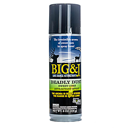 Big&J 8 oz Deadly Dust Deer Attractant Spray