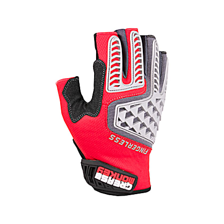 Grease Monkey Pro Fingerless RhinoFlex Mechanic Gloves