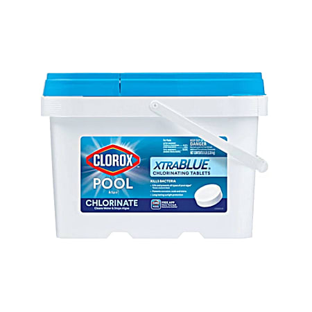 Clorox Pool & Spa XtraBlue 25 lb 3 in Long-Lasting Chlorinating Tablets