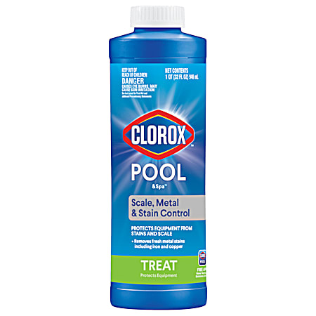 Pool & Spa 32 oz Scale, Metal & Stain Control