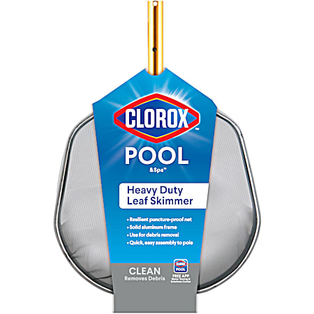 Pool & Spa Easy Push & Click Heavy-Duty Leaf Skimmer