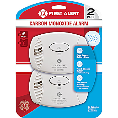 Carbon Monoxide Alarm - 2 Pk