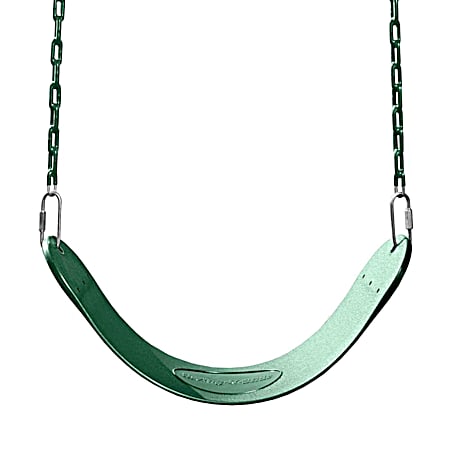 Swing-N-Slide Green Swing Seat w/ Chains