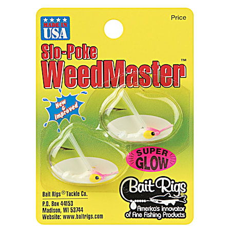 Slo-Poke Weedmaster Jig - Pink/White
