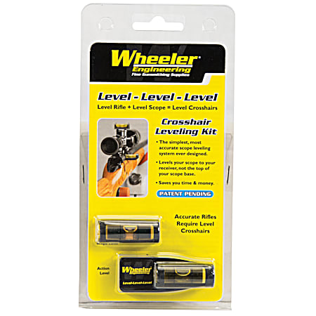 Wheeler Level-Level-Level Crosshair Leveling Kit