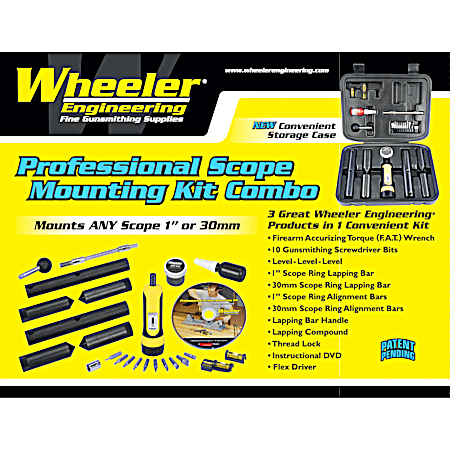 Wheeler Professional Scope Mounting Kit Combo