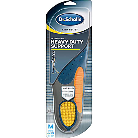 Men's Heavy Duty Support Orthotic Insoles