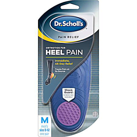 Men's Pain Relief Heel Orthotic Insoles
