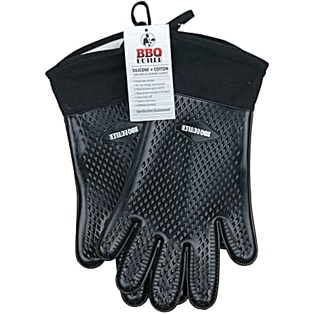 BBQ Butler Heat Resistant & Waterproof Silicone Gloves