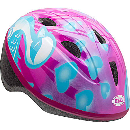 Zoomer Toddler Pink & Blue Bike Helmet