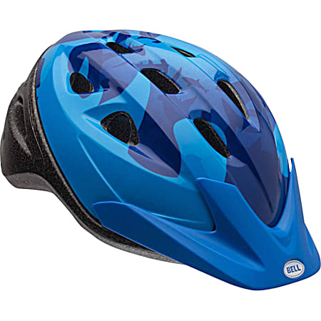 Rally Youth Blue Fins Bike Helmet