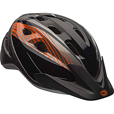 Richter Youth Black & Orange Bike Helmet