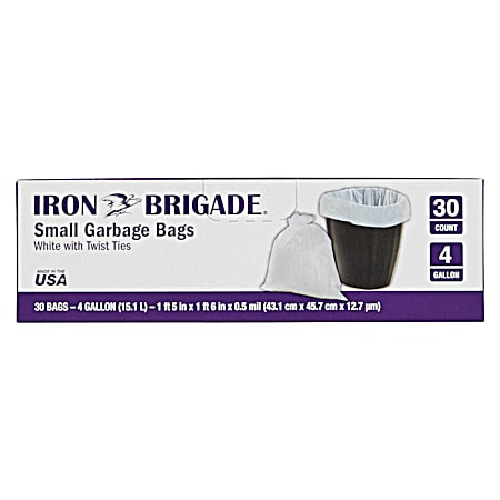 Small Garbage Bags - 30 Ct.
