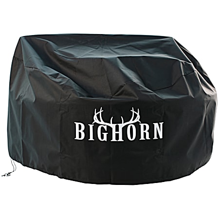 48.42 in x 23.6 in Black Ranch Fire Pit Cover