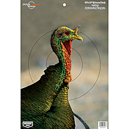 Pregame Turkey 12 in x 18 in Shooting Target - 8 Pk