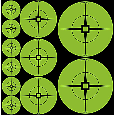 Birchwood Casey Atomic Green Target Spots - Assorted