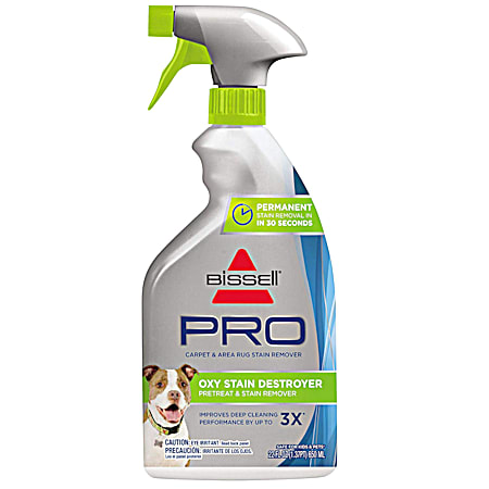 Bissell 22 oz Pro Oxy Stain Destroyer Pet For Carpet & Upholstery
