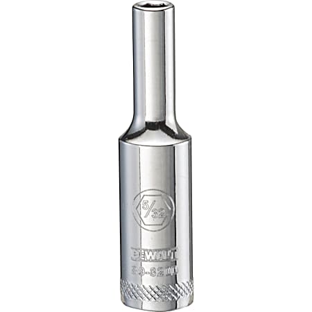 SAE 6 Point 1/4 in Drive Deep Socket