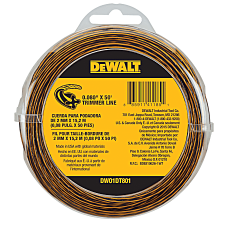 0.080in x 50 ft Trimmer Line