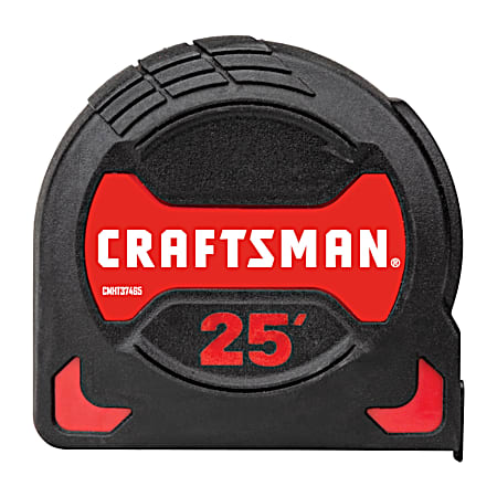CRAFTSMAN 25 ft Easy Grip Tape Measure