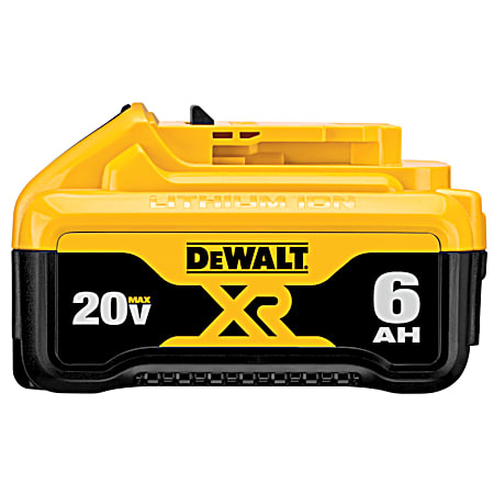 DEWALT 20V MAX Premium XR 6.0Ah Lithium Ion Battery Pack
