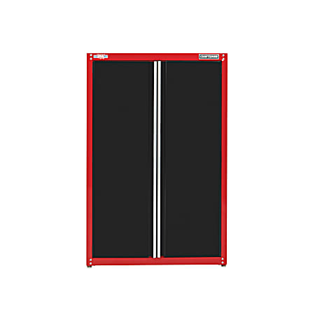 CRAFTSMAN 48 in W Red/Black Freestanding Tall Garage Storage Cabinet