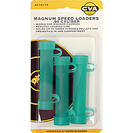 CVA Magnum .50 Caliber Speed Loaders - 3 Pk