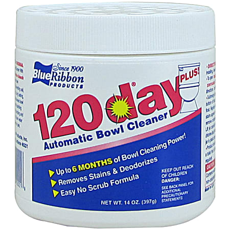 Blue Ribbon 120 Day Plus Toilet Bowl Cleaner - 14 Oz.