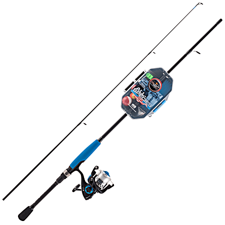 Blue Just Add Bait All Species Spinning Combo