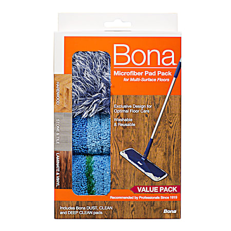 Bona Microfiber Pad Value Pack