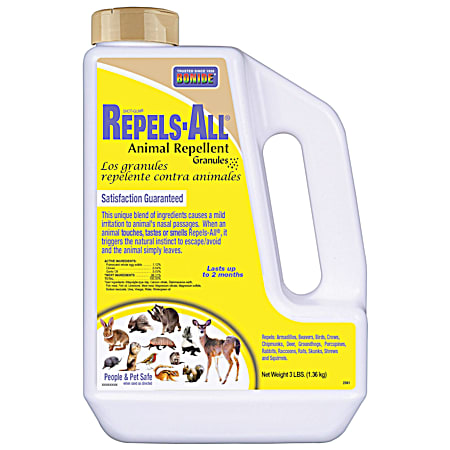 3 Lb Repels-All Animal Repellent Granules