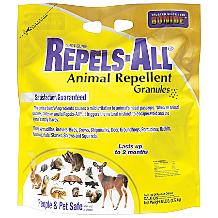 Shot Gun Repels-All 6 lb Granular Animal Repellent